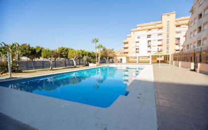 Schwimmbecken von Wohnungen zum verkauf in Roquetas de Mar mit Terrasse und Balkon