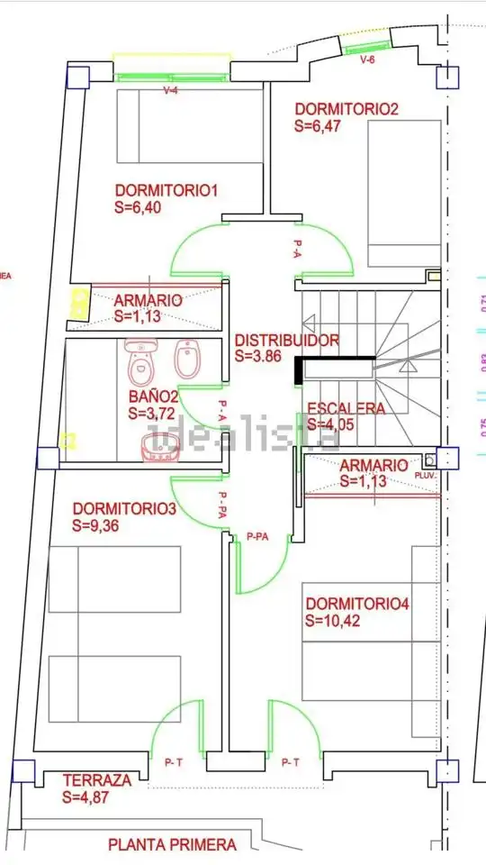 Casa adosada en venta en De Movera, Movera