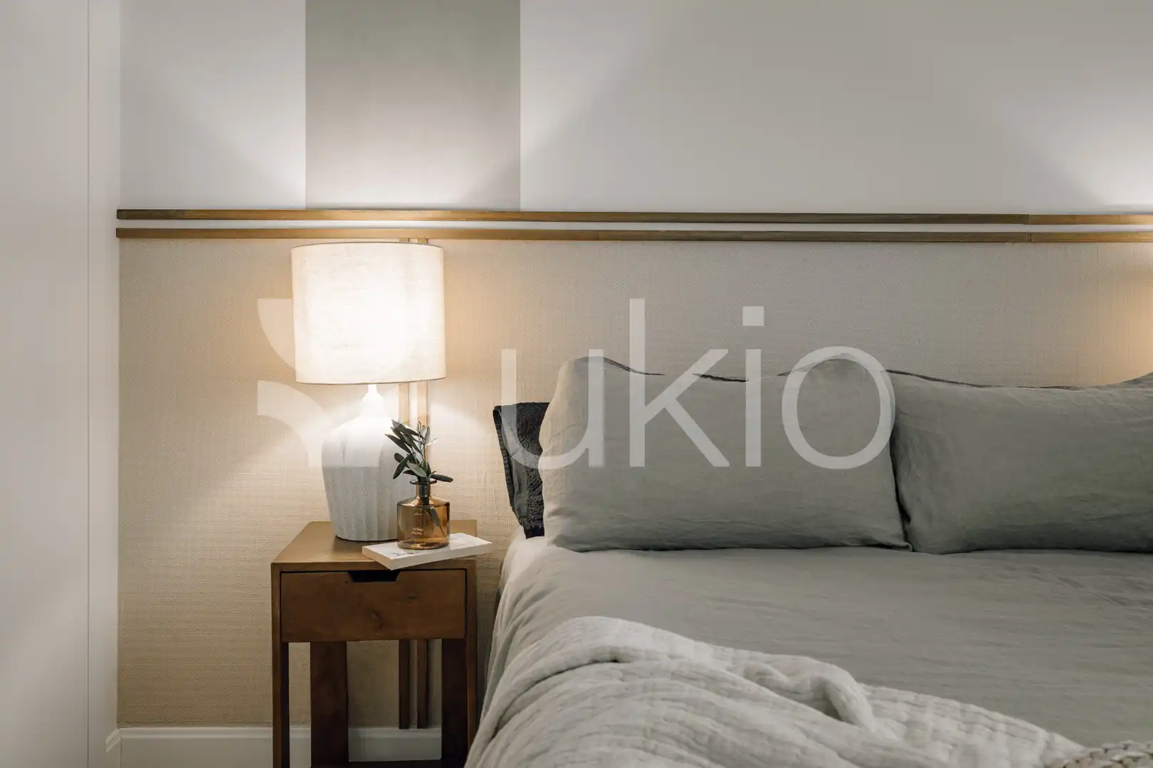 Habitación de Apartamento de alquiler en Madrid con Aire acondicionado, Calefacción y Amueblado