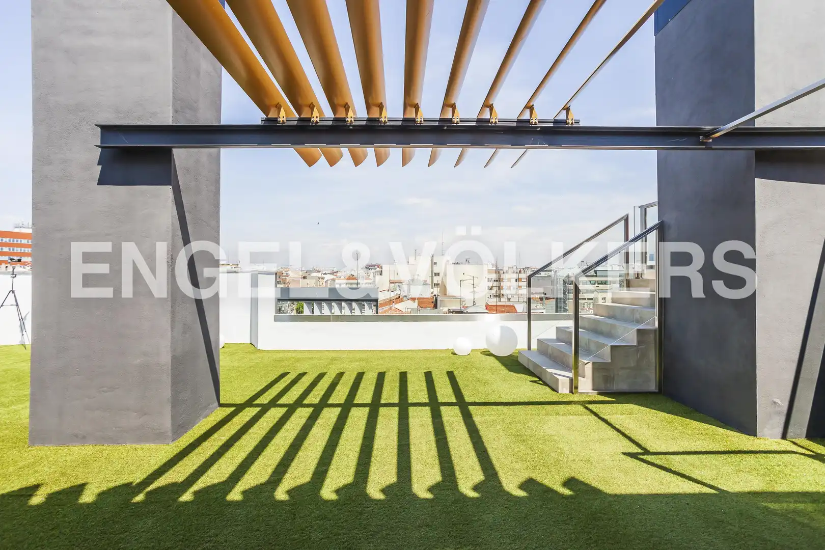 Terrace of Attic for rent in Madrid  with Heating and Swimming Pool