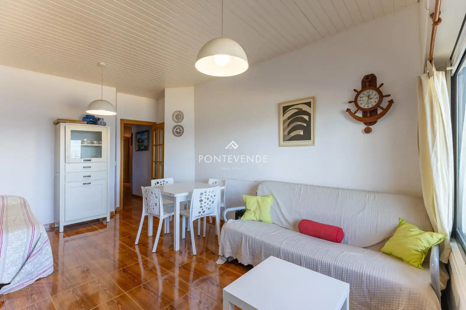 Sala de estar de Piso en venta en Bueu con Terraza