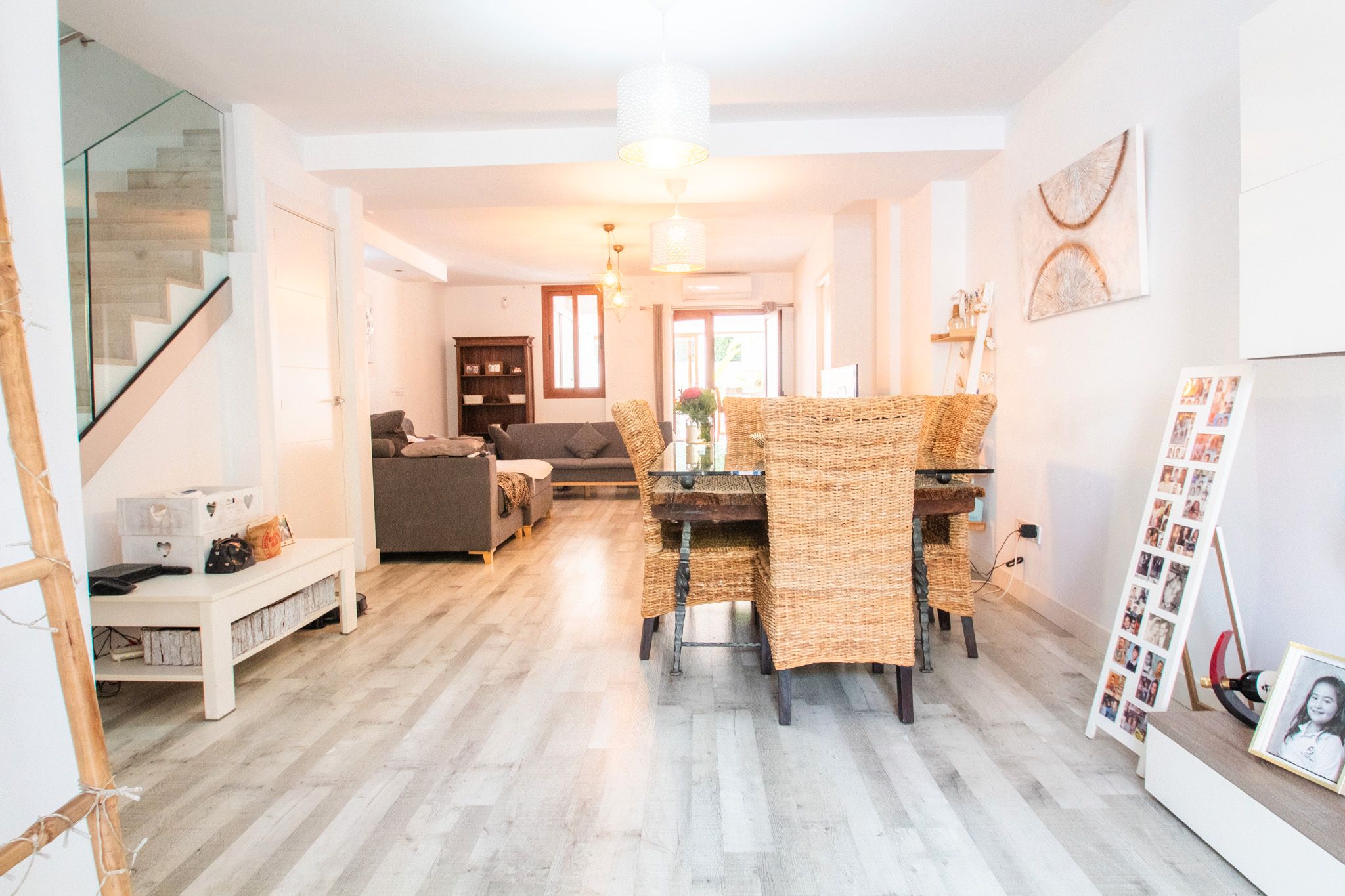 Sala de estar de Casa adosada en venta en  Palma de Mallorca con Jardín privado