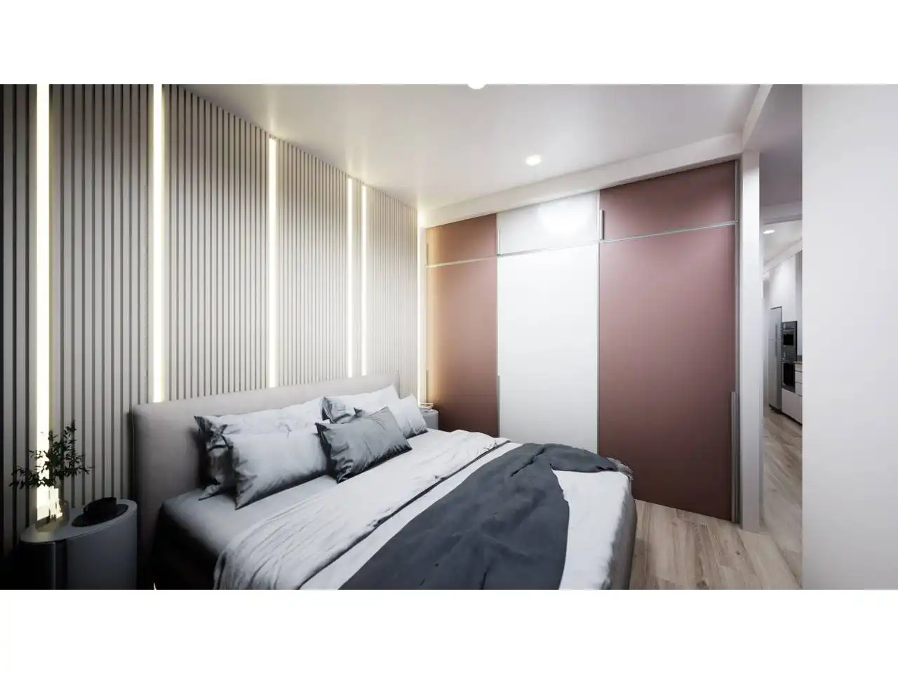 Schlafzimmer von Maisonette zum Verkauf in Terrassa mit Klimaanlage, Heizung und Parkett
