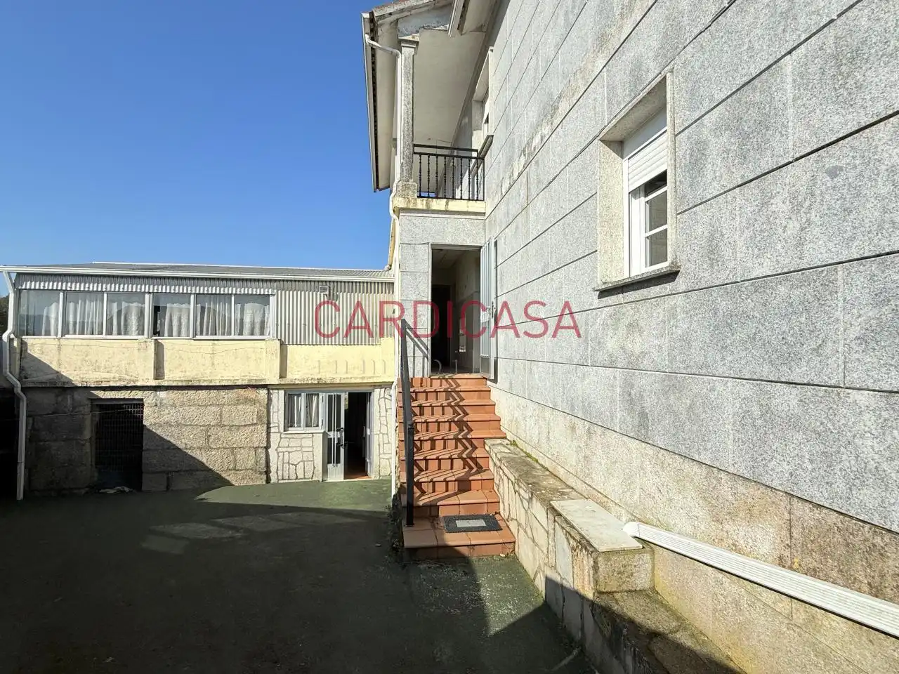 Vista exterior de Casa o xalet en venda en Vilaboa amb Calefacció, Jardí privat i Terrassa