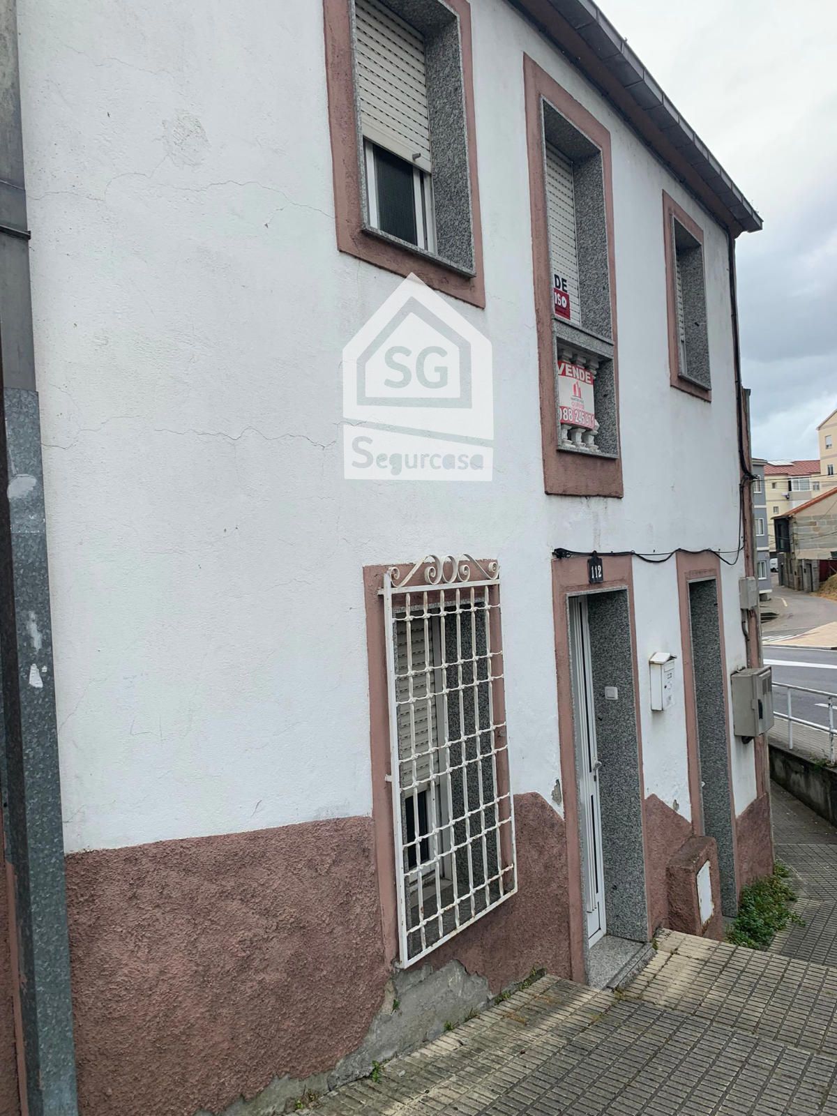 Exterior view of Single-family semi-detached for sale in Ourense Capital   with Heating and Terrace