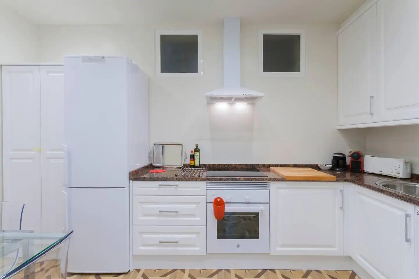 Kitchen of Apartments for rent in Málaga  with Air Conditioner, Furnished and Internet