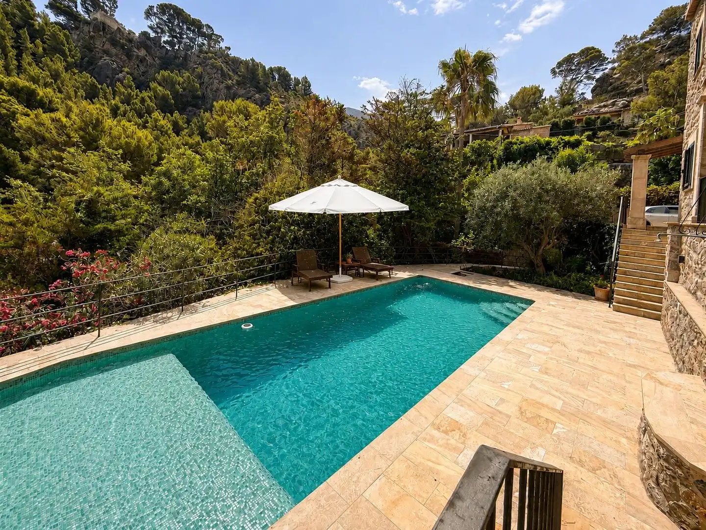 Swimming pool of Houses for sale in Deià  with Furnished