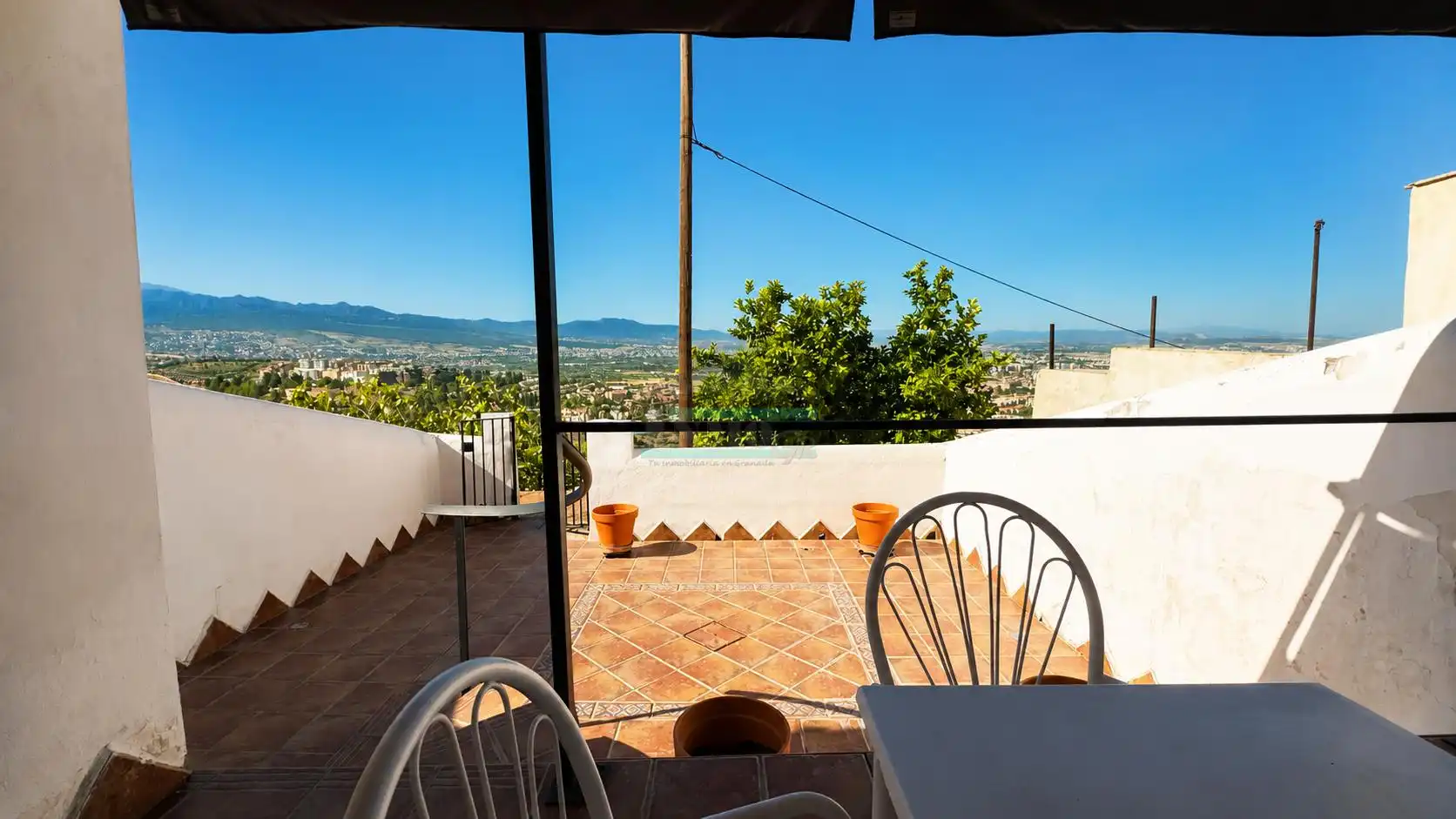 Terraza de Piso de alquiler en Granada con Jardín privado, Terraza y Amueblado
