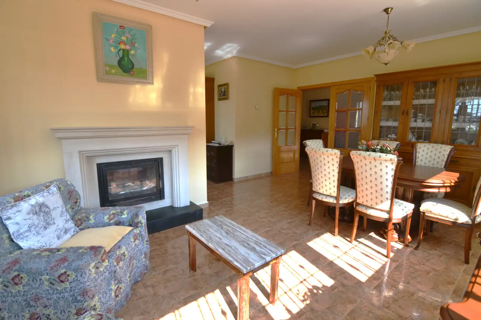 Sala de estar de Casa o chalet en venta en Somosierra con Calefacción, Jardín privado y Terraza