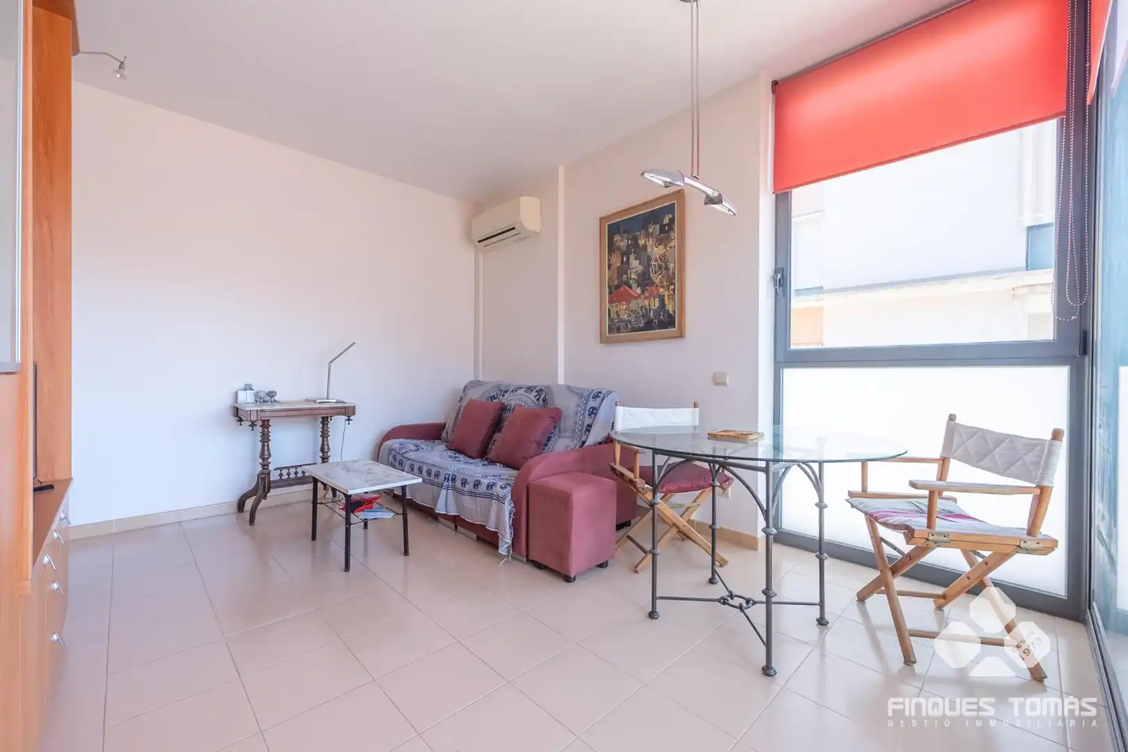 Wohnzimmer von Wohnung zum Verkauf in Calafell mit Klimaanlage und Balkon