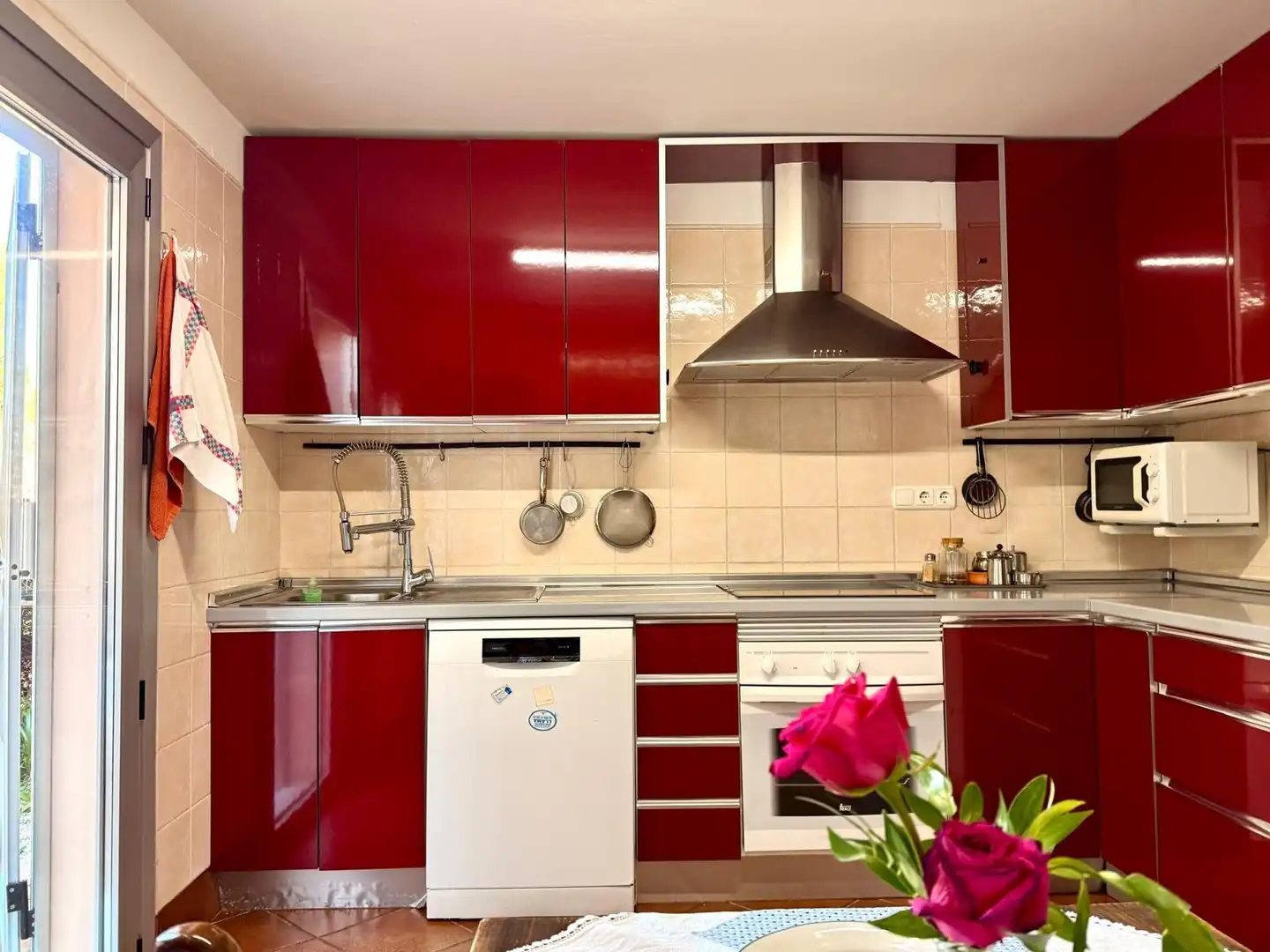Cocina de Finca rústica en venta en Murcia con Aire acondicionado, Jardín privado y Terraza