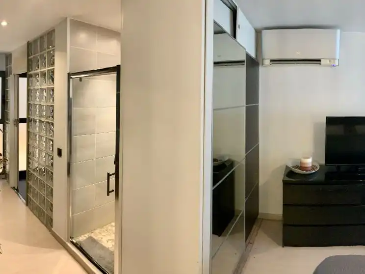 Baño de Oficina de alquiler en Madrid con Aire acondicionado, Calefacción y Amueblado
