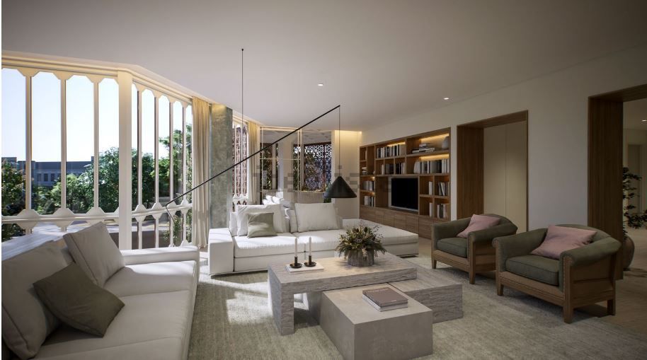 Sala d'estar de Apartament en venda en  Barcelona Capital amb Aire condicionat, Calefacció i Parquet