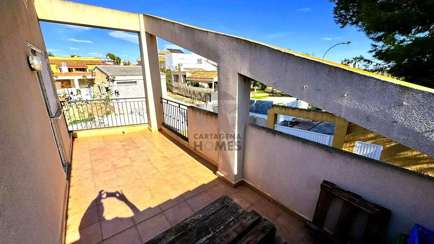 Terraza de Casa o chalet en venta en Cartagena con Aire acondicionado, Calefacción y Jardín privado