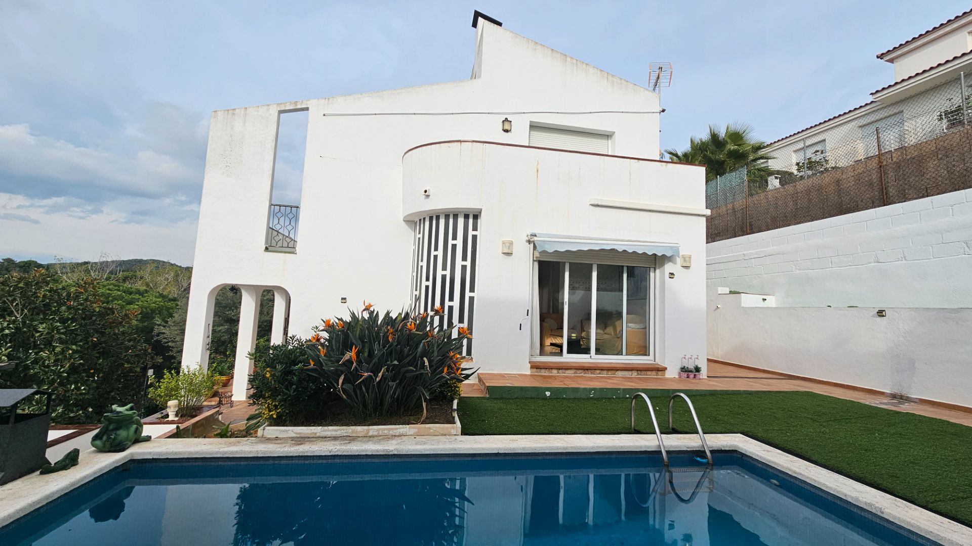 Exterior view of House or chalet for sale in Lloret de Mar  with Heating, Private garden and Terrace
