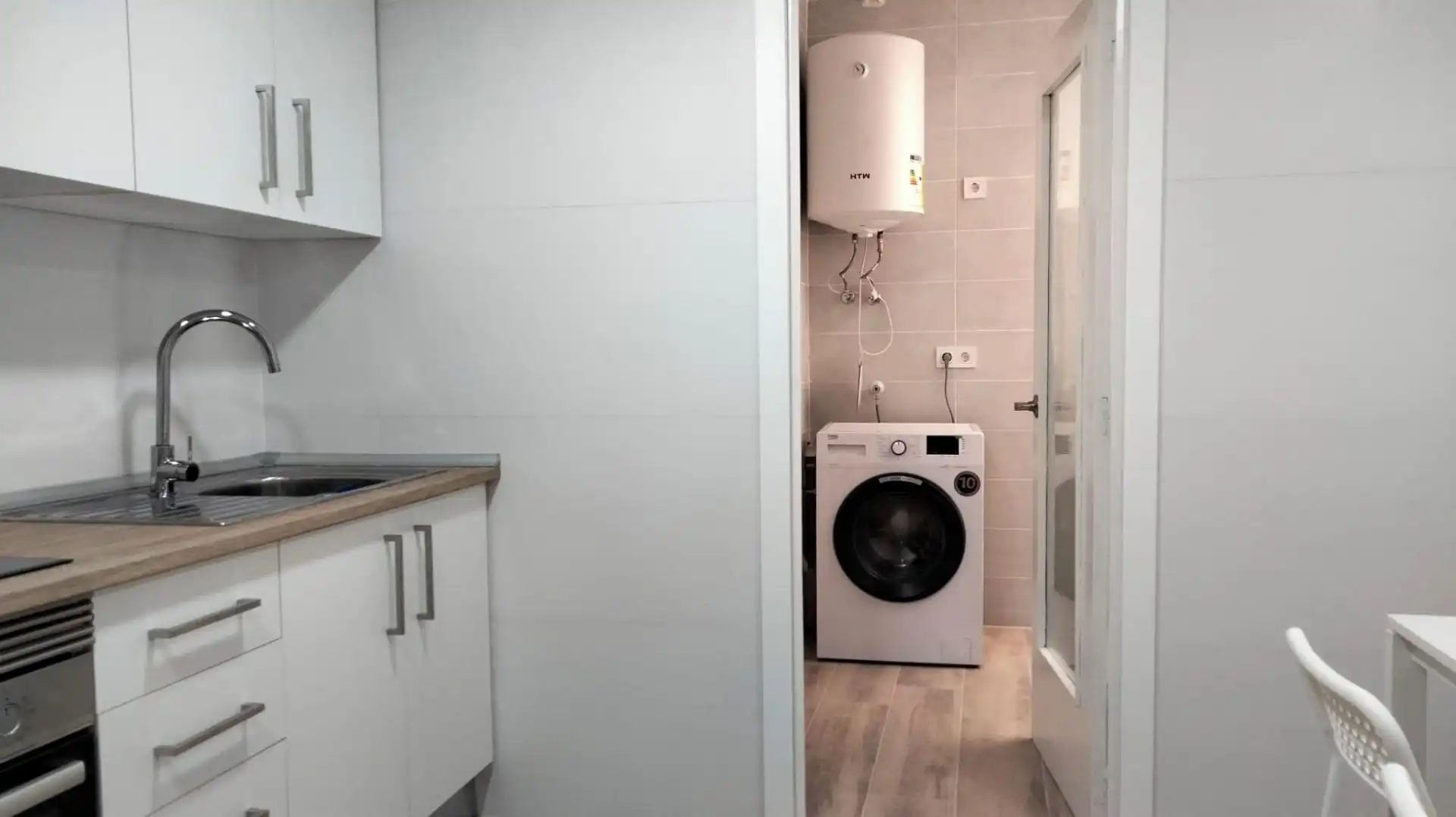 Cocina de Piso de alquiler en Elche / Elx con Amueblado y Balcón