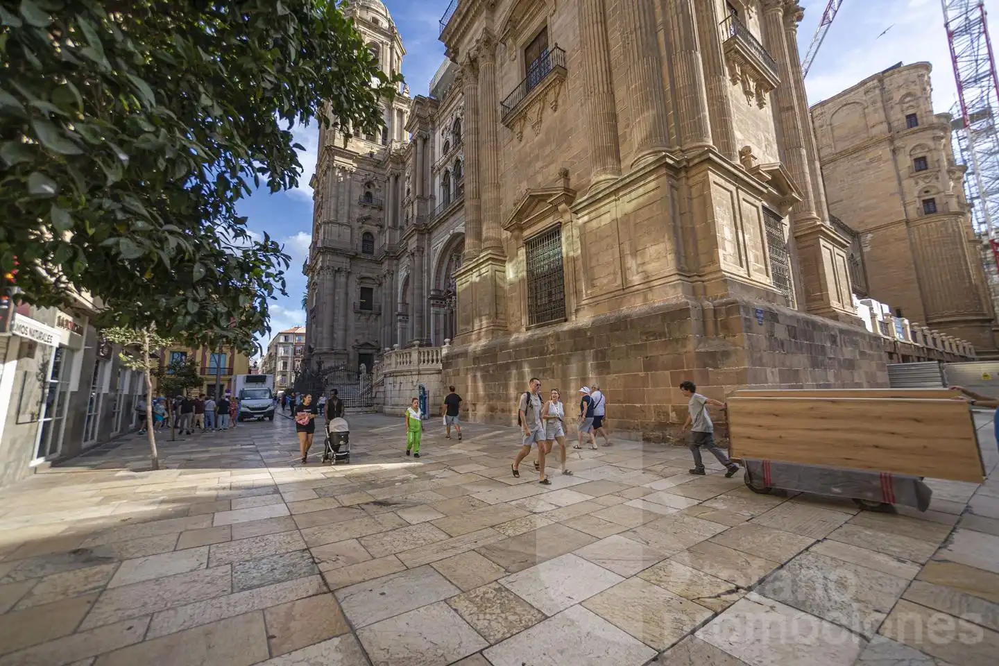 Außenansicht von Dachboden zur Miete in Málaga mit Klimaanlage, Heizung und Parkett