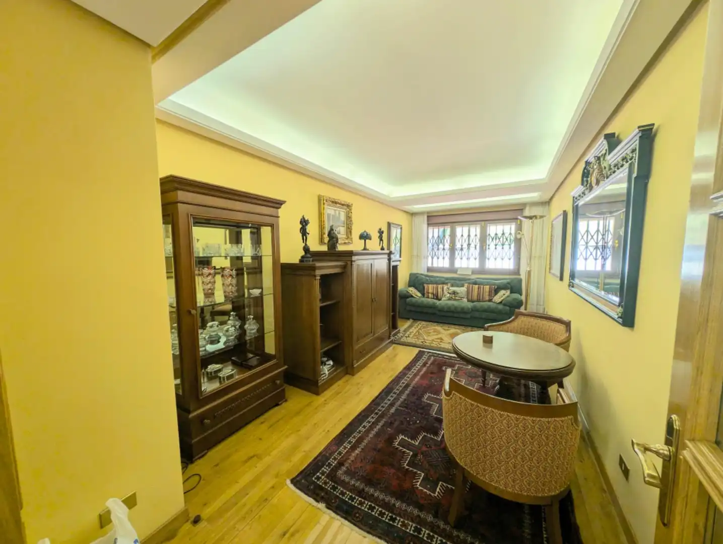 Sala d'estar de Casa o xalet en venda en Aller amb Calefacció, Jardí privat i Terrassa