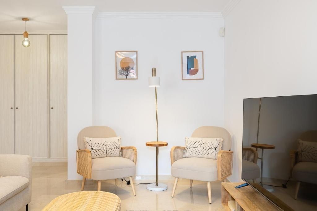 Sala d'estar de Apartament en venda en Fuengirola amb Aire condicionat, Calefacció i Terrassa