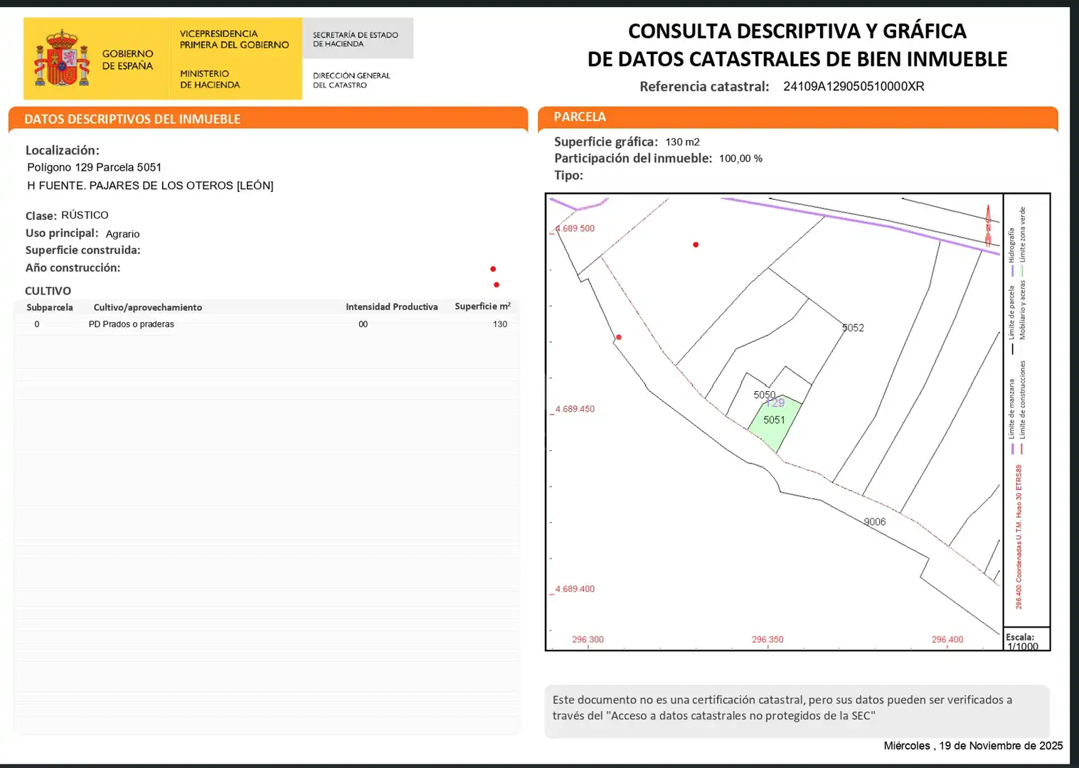 Residencial en venda en Pajares de los Oteros