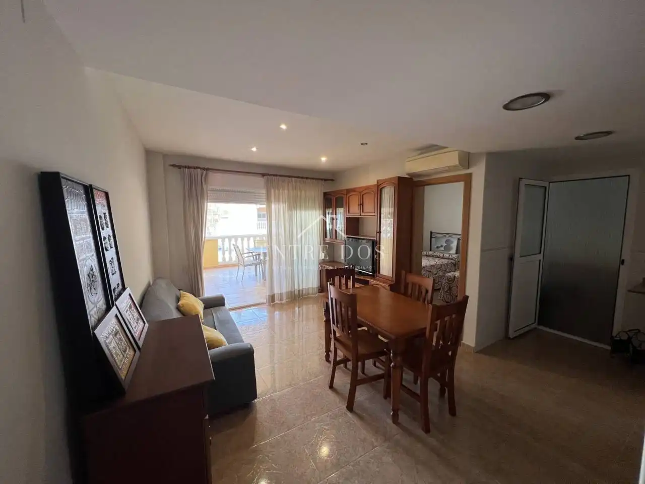 Sala de estar de Piso en venta en Moncofa con Aire acondicionado, Terraza y Amueblado