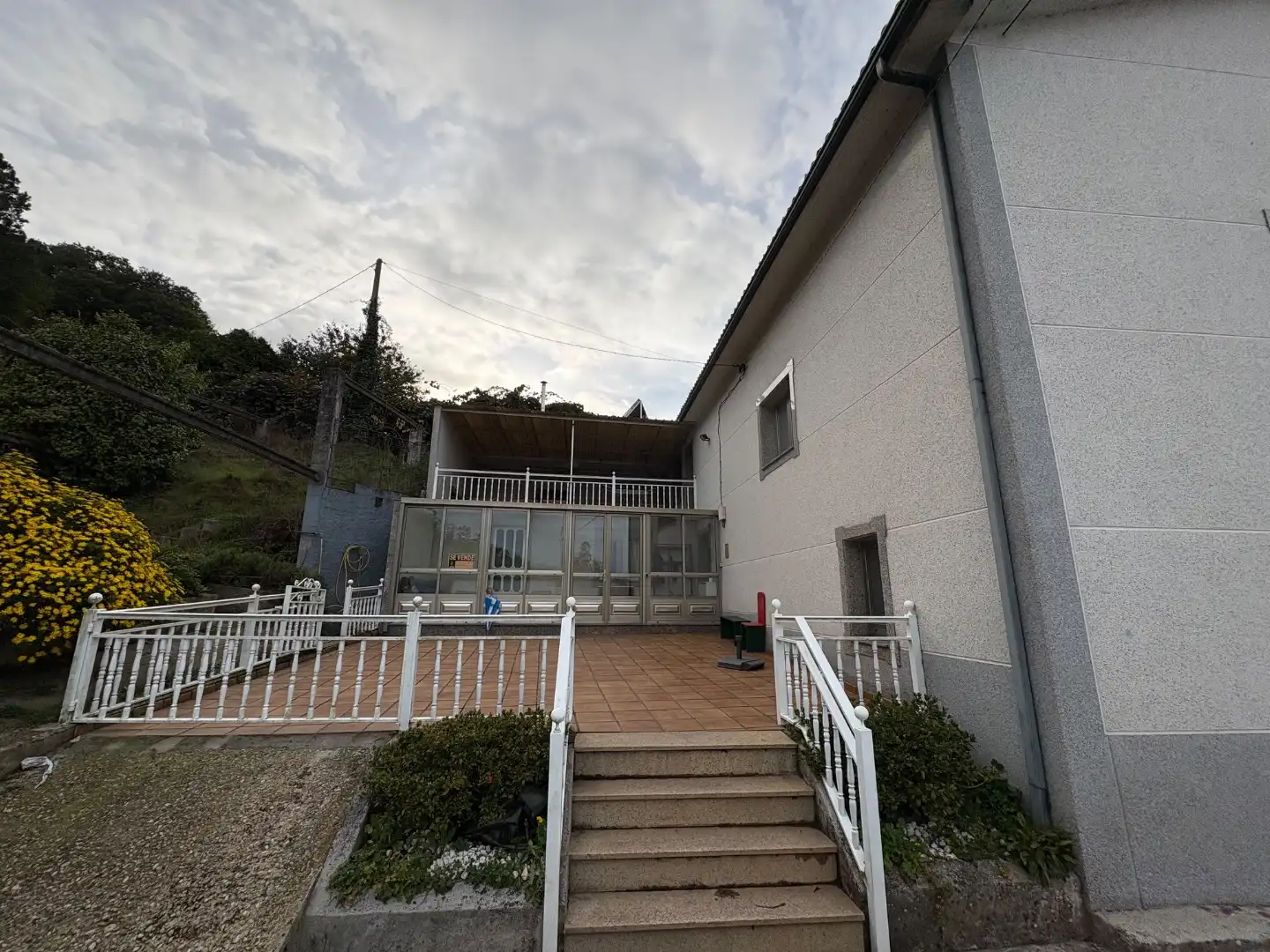 Vista exterior de Casa o chalet en venta en Carral con Terraza