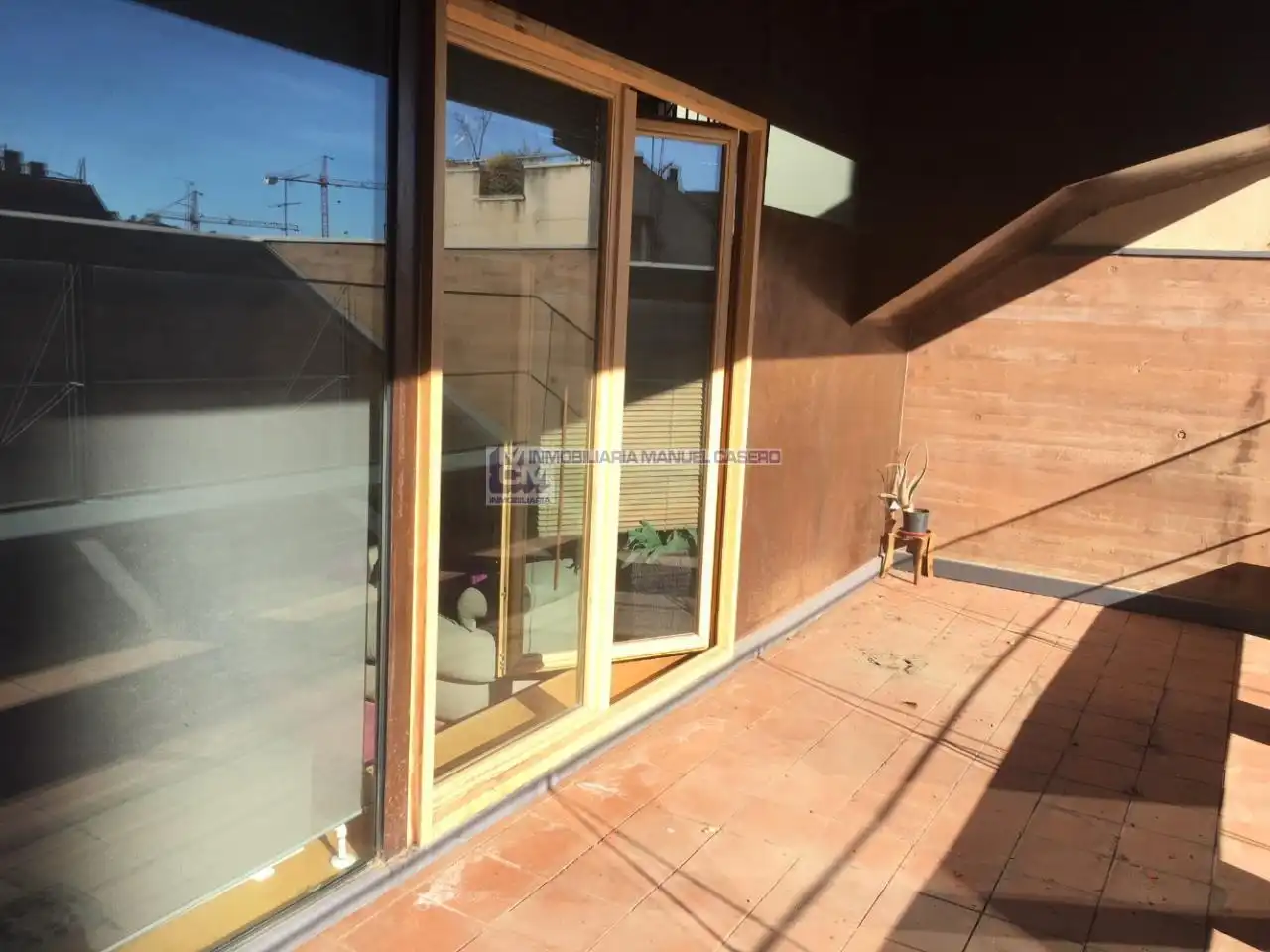 Terrasse von Maisonette zur Miete in Cáceres mit Klimaanlage, Heizung und Terrasse