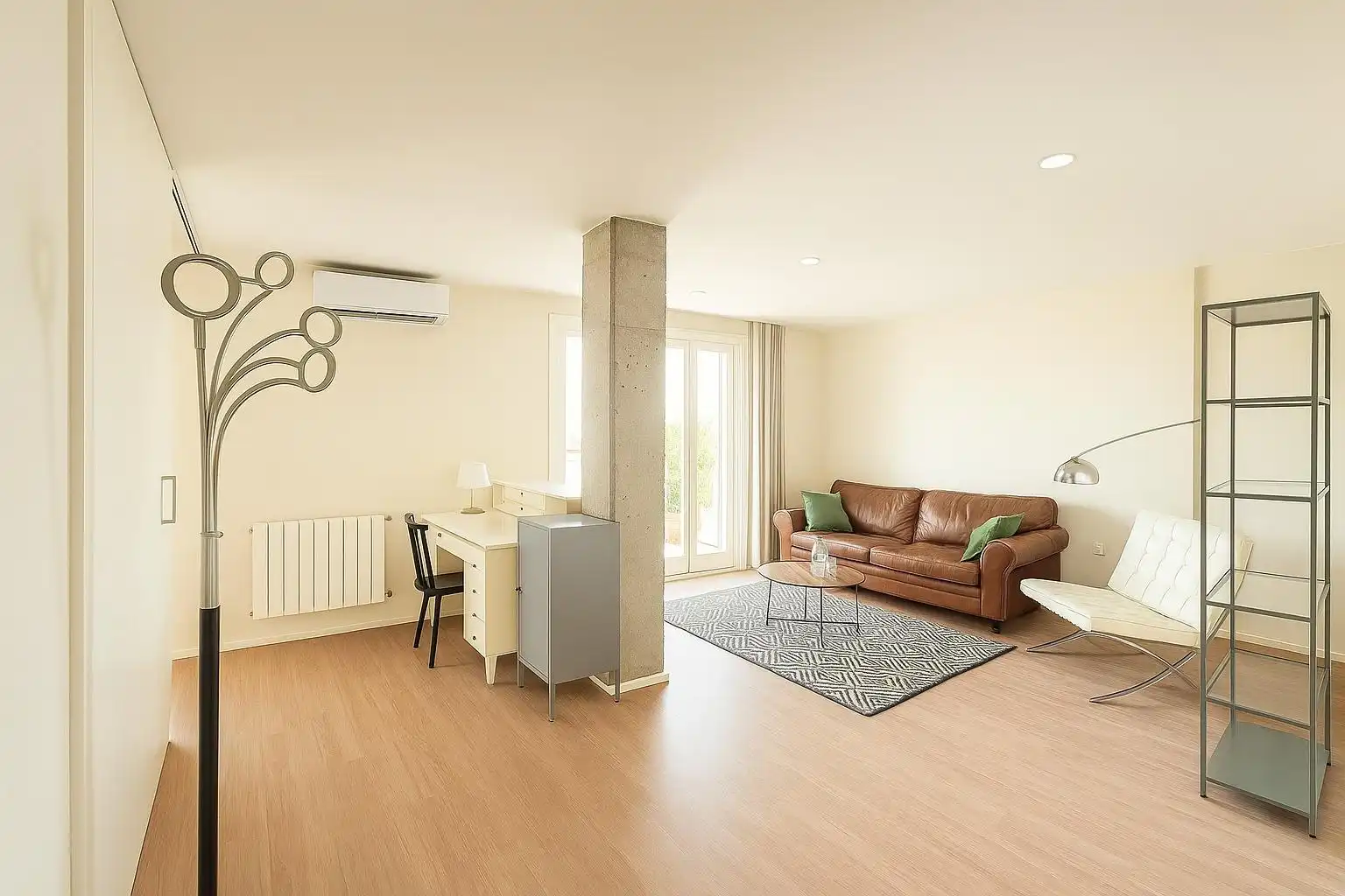 Sala d'estar de Àtic de lloguer en Elche / Elx amb Aire condicionat, Calefacció i Jardí privat