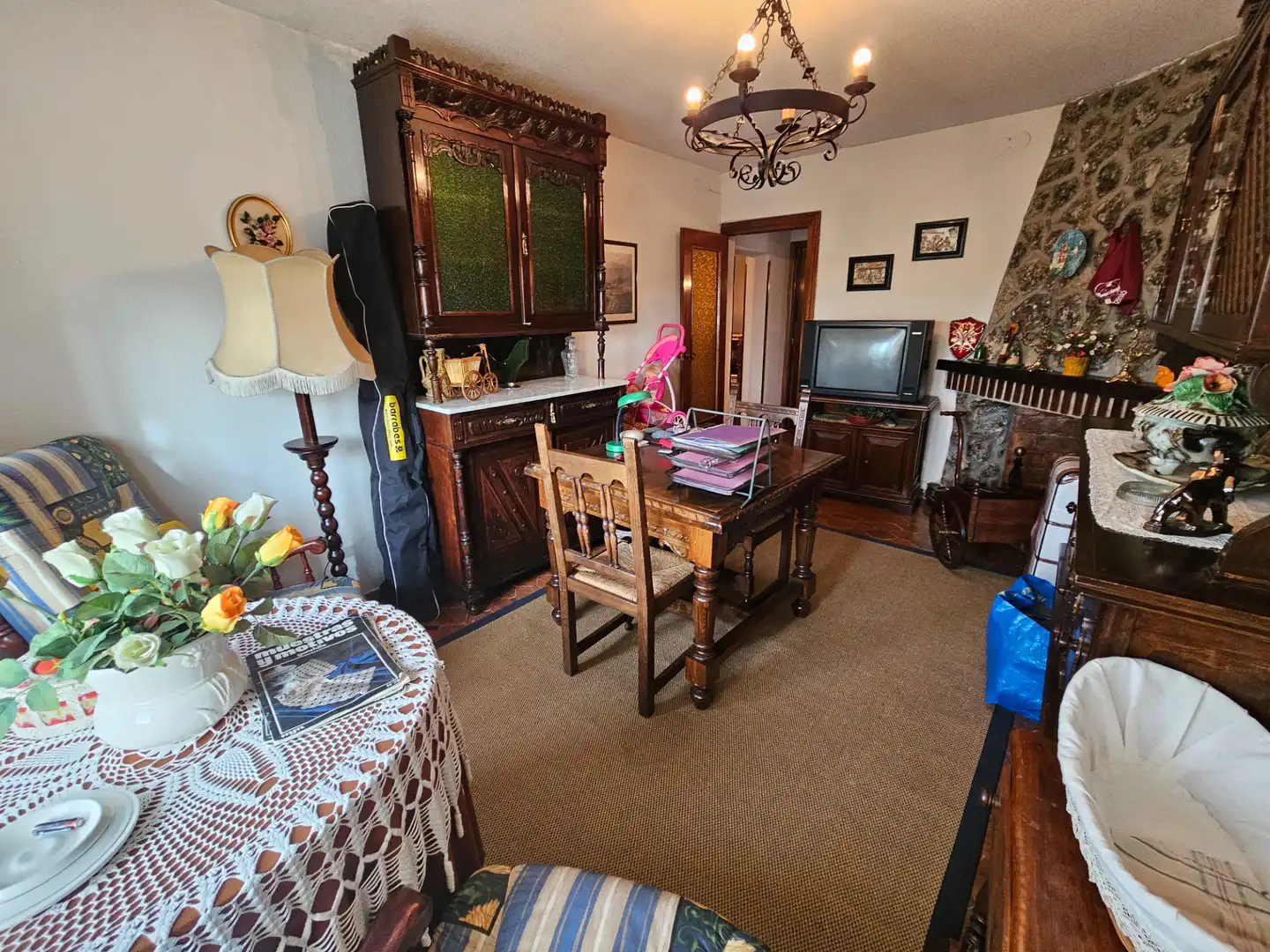 Esszimmer von Haus oder Chalet zum Verkauf in Cabanillas de la Sierra mit Heizung, Privatgarten und Terrasse