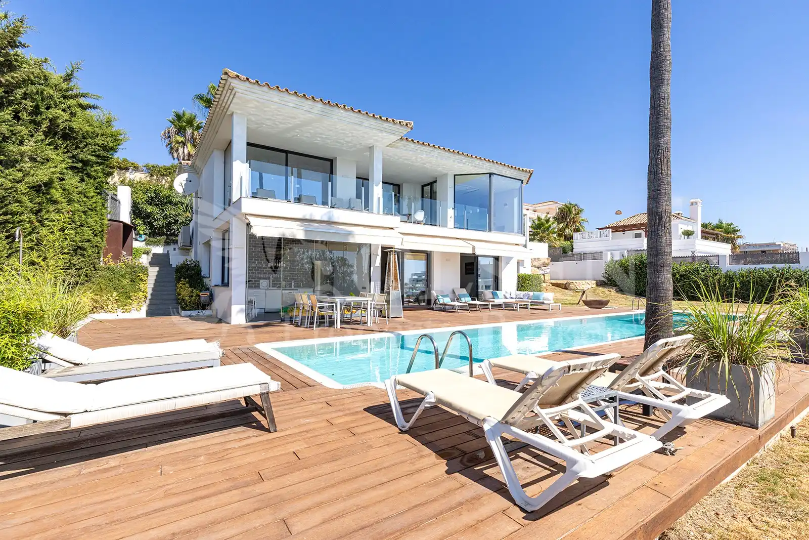 Jardín de Casa o chalet en venta en Estepona con Aire acondicionado, Calefacción y Jardín privado