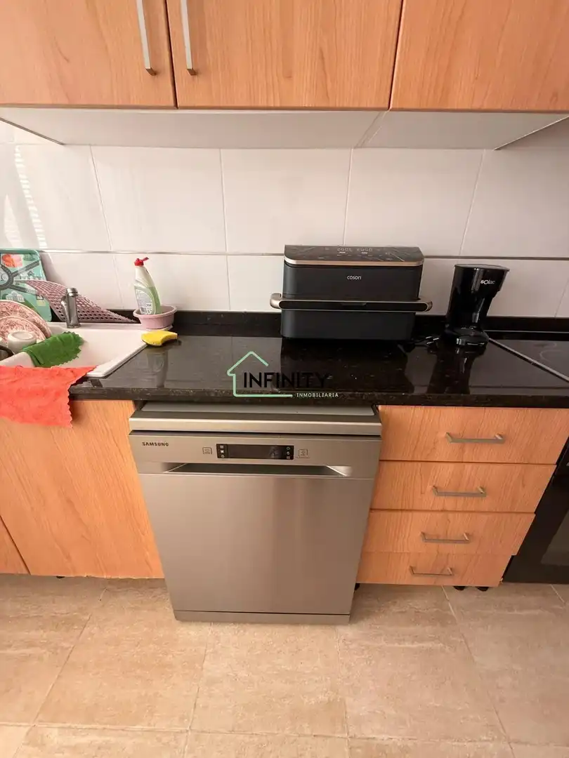 Kitchen of Flat for share in Xeraco  with Furnished