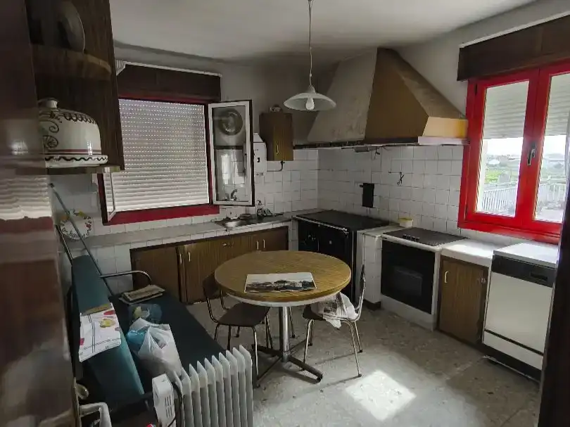 Cocina de Casa adosada en venta en Ribadumia con Jardín privado y Amueblado