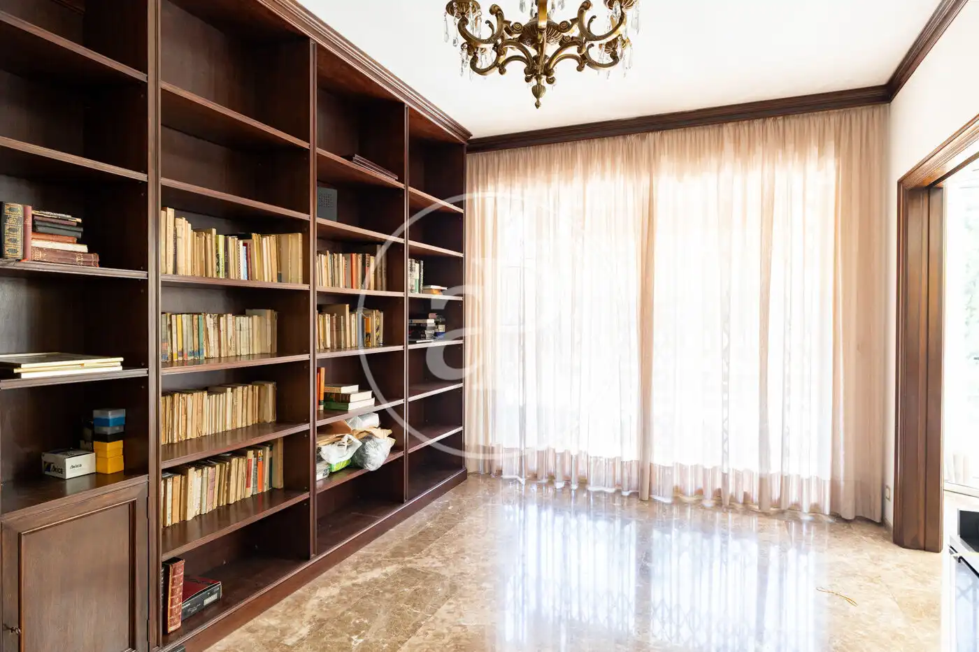 Sala de estar de Piso de alquiler en Barcelona con Calefacción, Jardín privado y Balcón