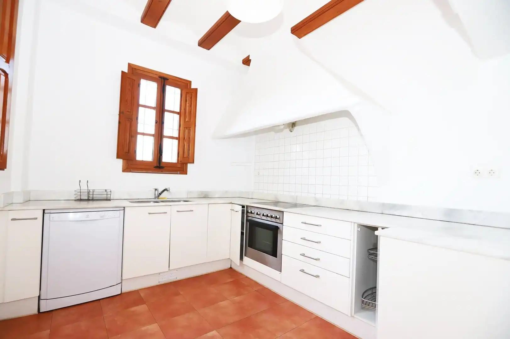 Cocina de Casa adosada en venta en Dénia con Jardín privado y Piscina