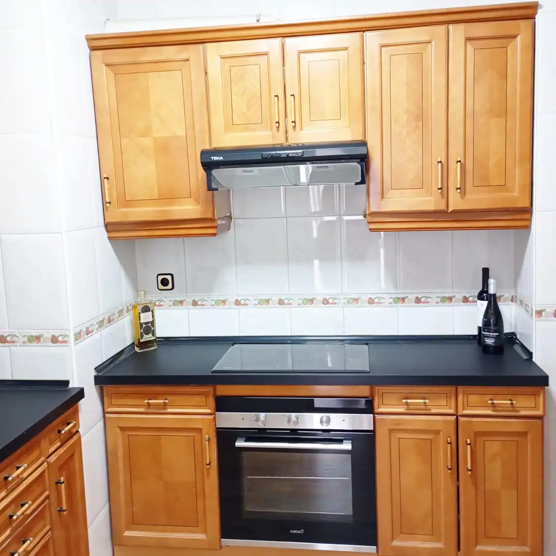Cocina de Apartamento en venta en Ciempozuelos con Aire acondicionado, Parquet y Terraza