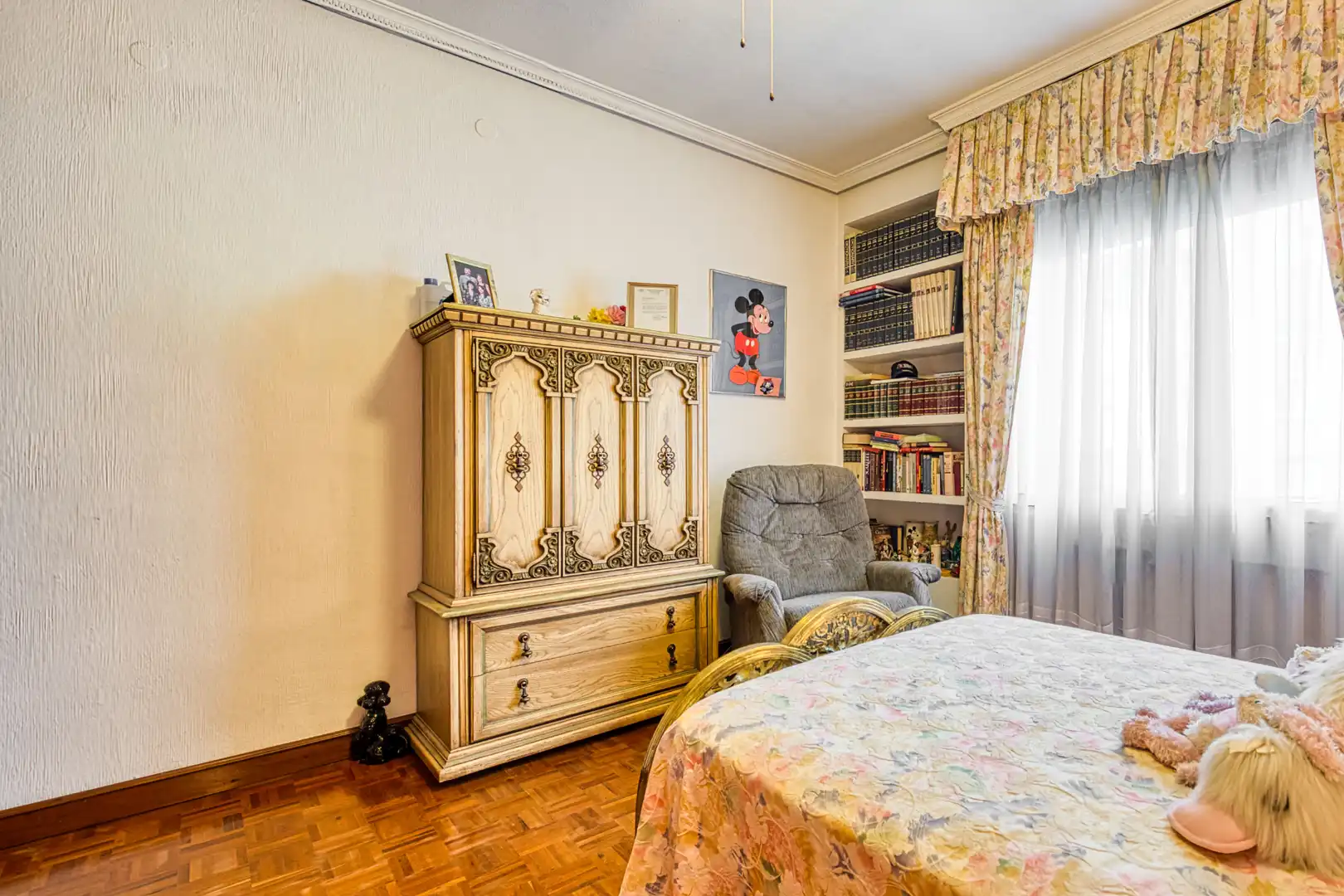 Bedroom of Flat for sale in Madrid  with Heating and Storage room
