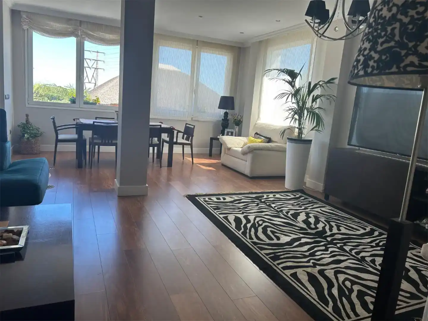 Sala de estar de Piso en venta en Málaga con Aire acondicionado, Jardín privado y Parquet