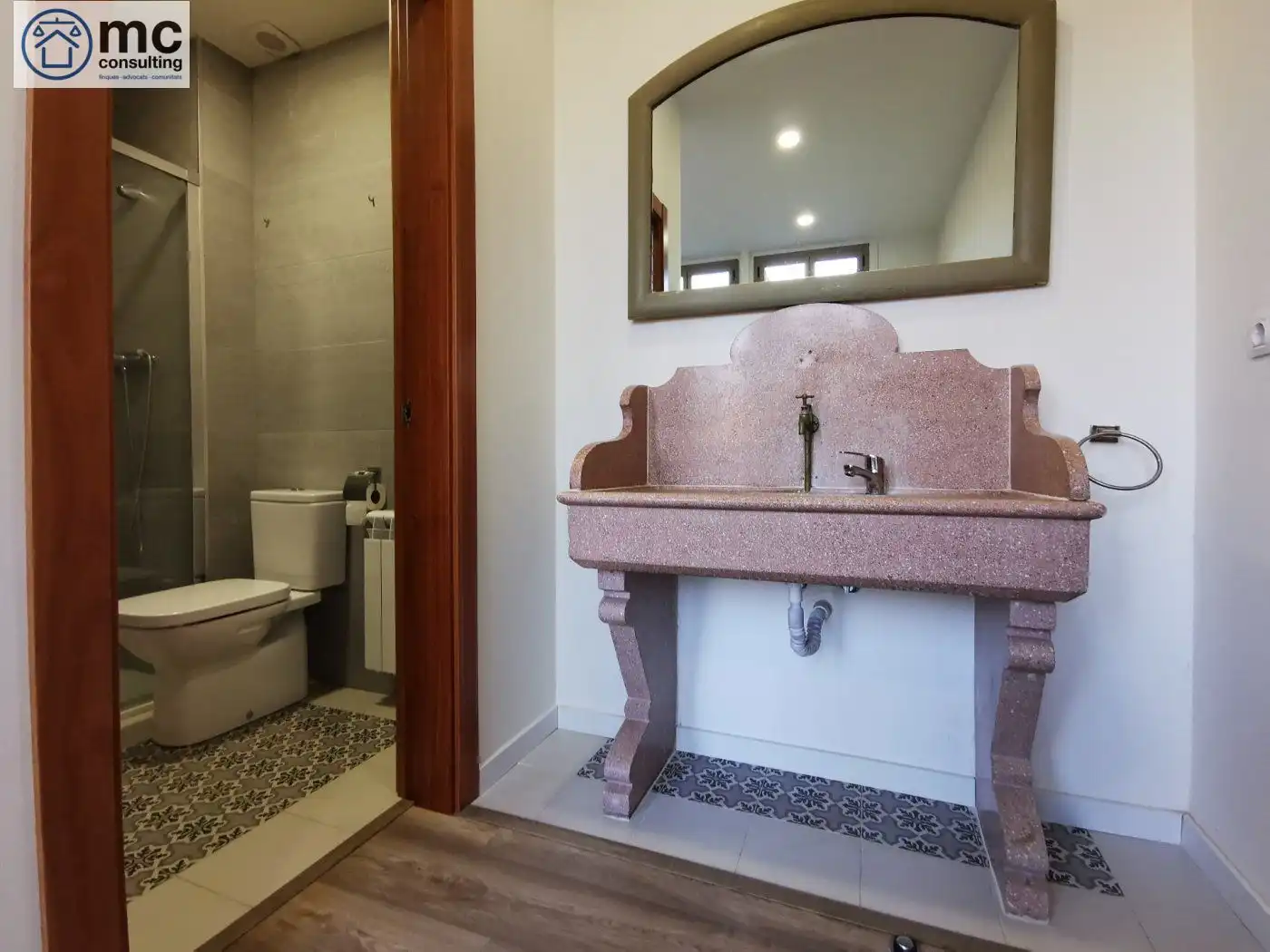 Bany de Casa o xalet de lloguer en La Garriga amb Calefacció, Jardí privat i Parquet