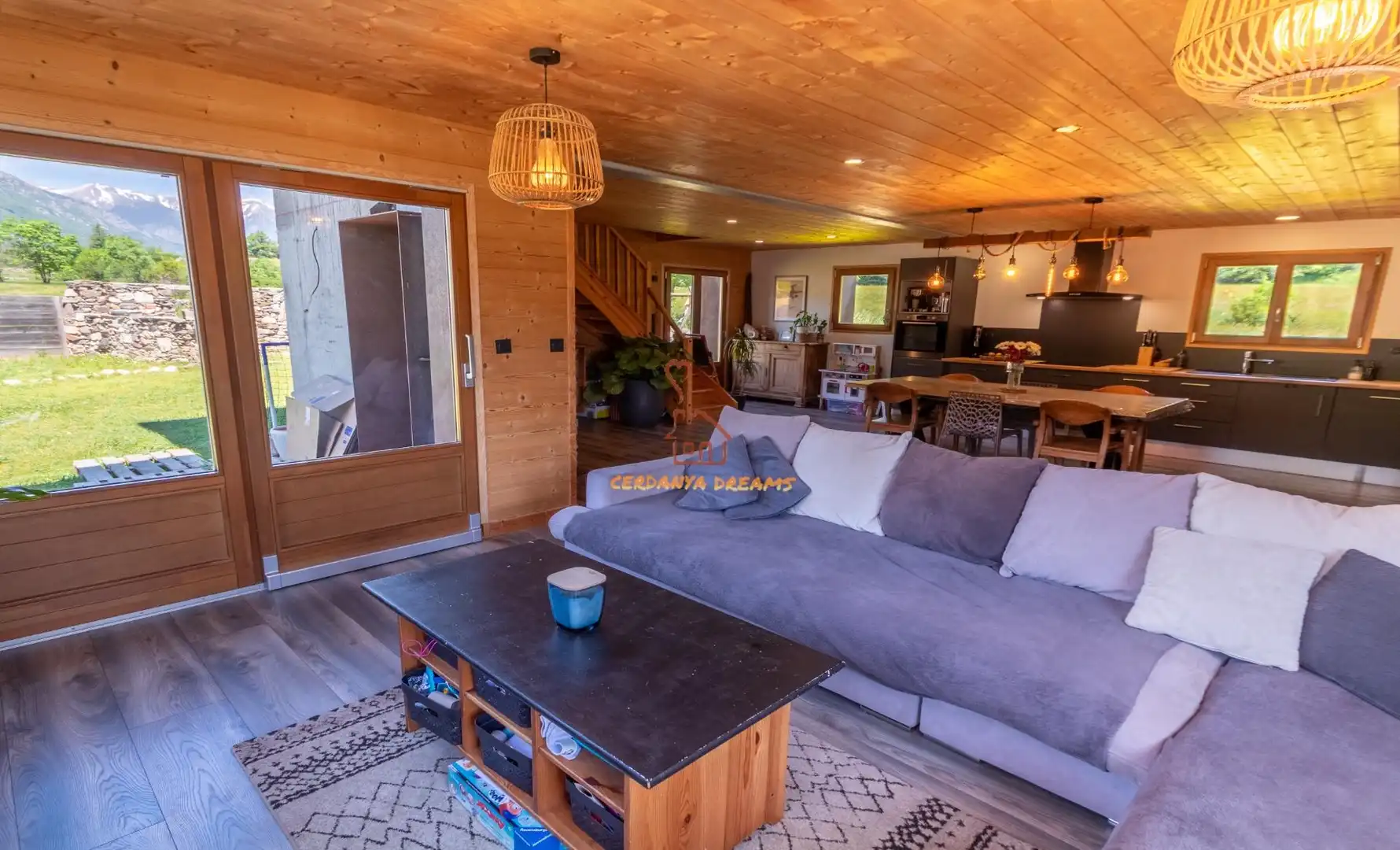 Sala de estar de Casa o chalet en venta en Latour - de - Carol con Calefacción, Jardín privado y Parquet