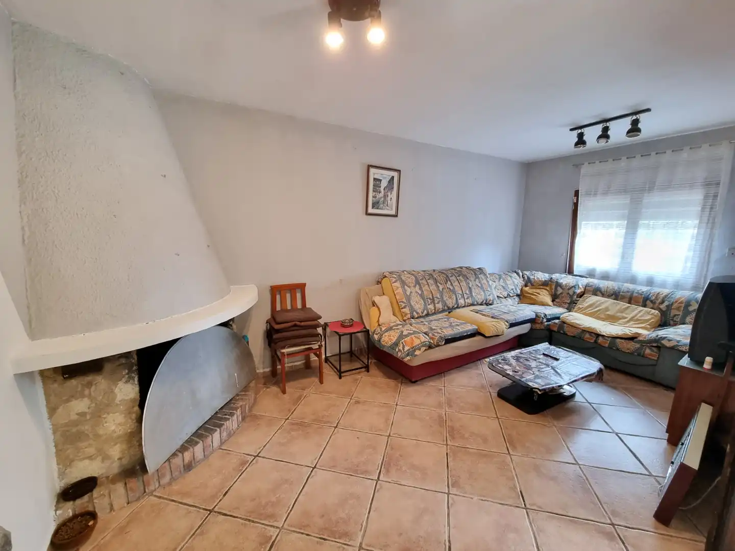Sala d'estar de Casa o xalet en venda en Cambrils amb Aire condicionat, Calefacció i Jardí privat