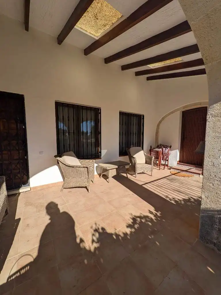 Terrace of Houses for rent in Tibi  with Heating, Furnished and Internet