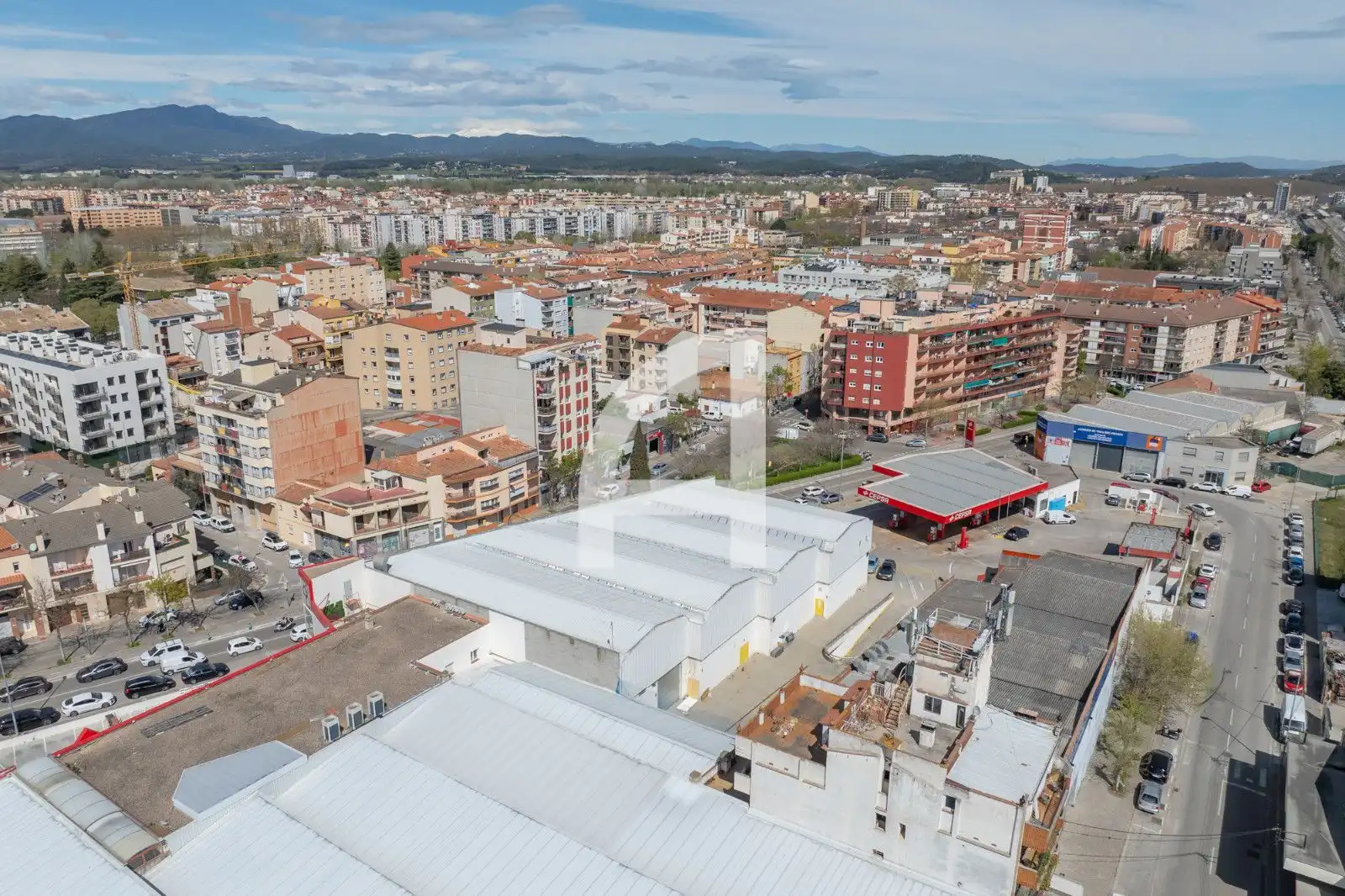 Exterior view of Industrial buildings for rent in Girona