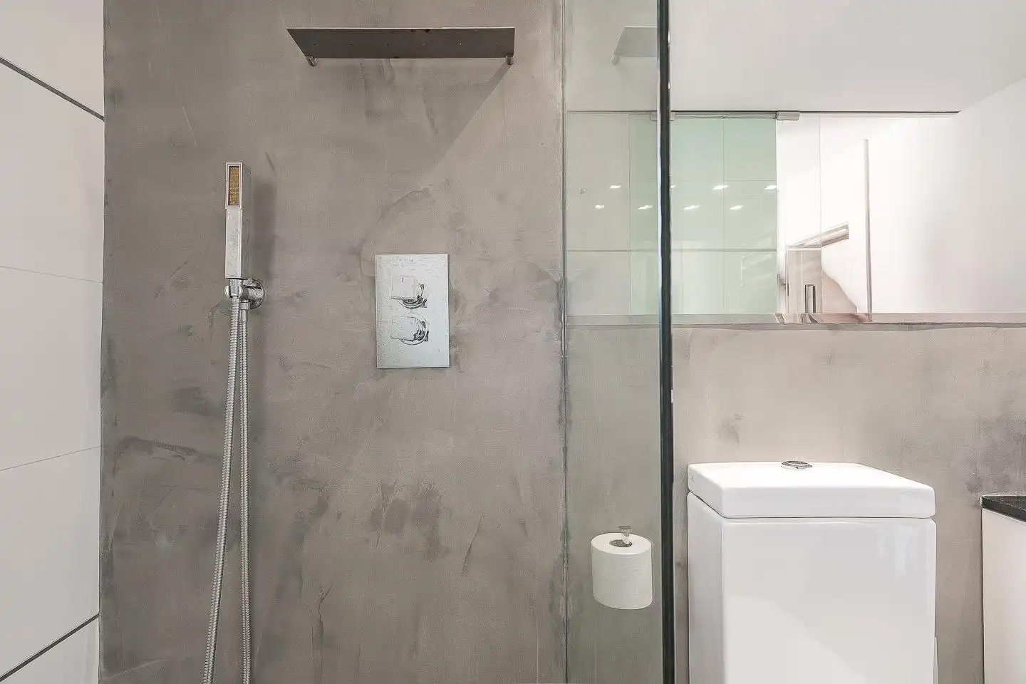 Badezimmer von Haus oder Chalet zur Miete in Sant Just Desvern mit Klimaanlage, Heizung und Privatgarten