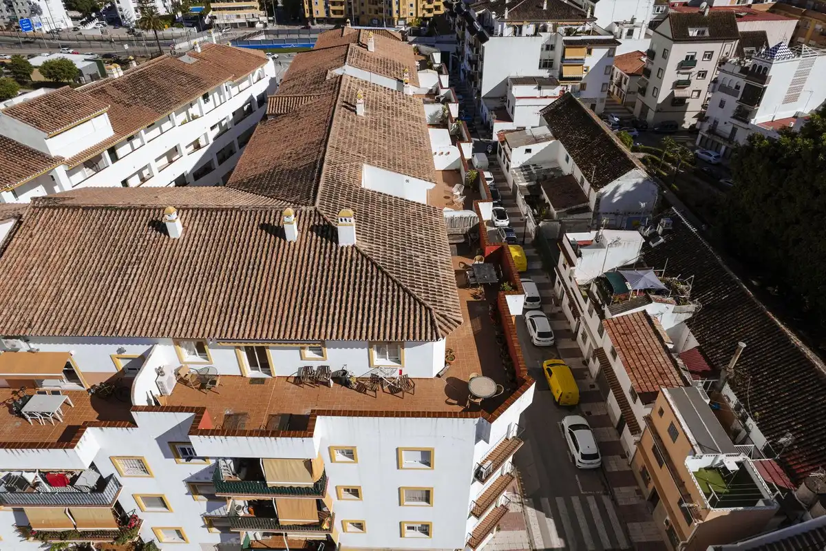 Exterior view of Attic for sale in Marbella  with Air Conditioner, Terrace and Furnished