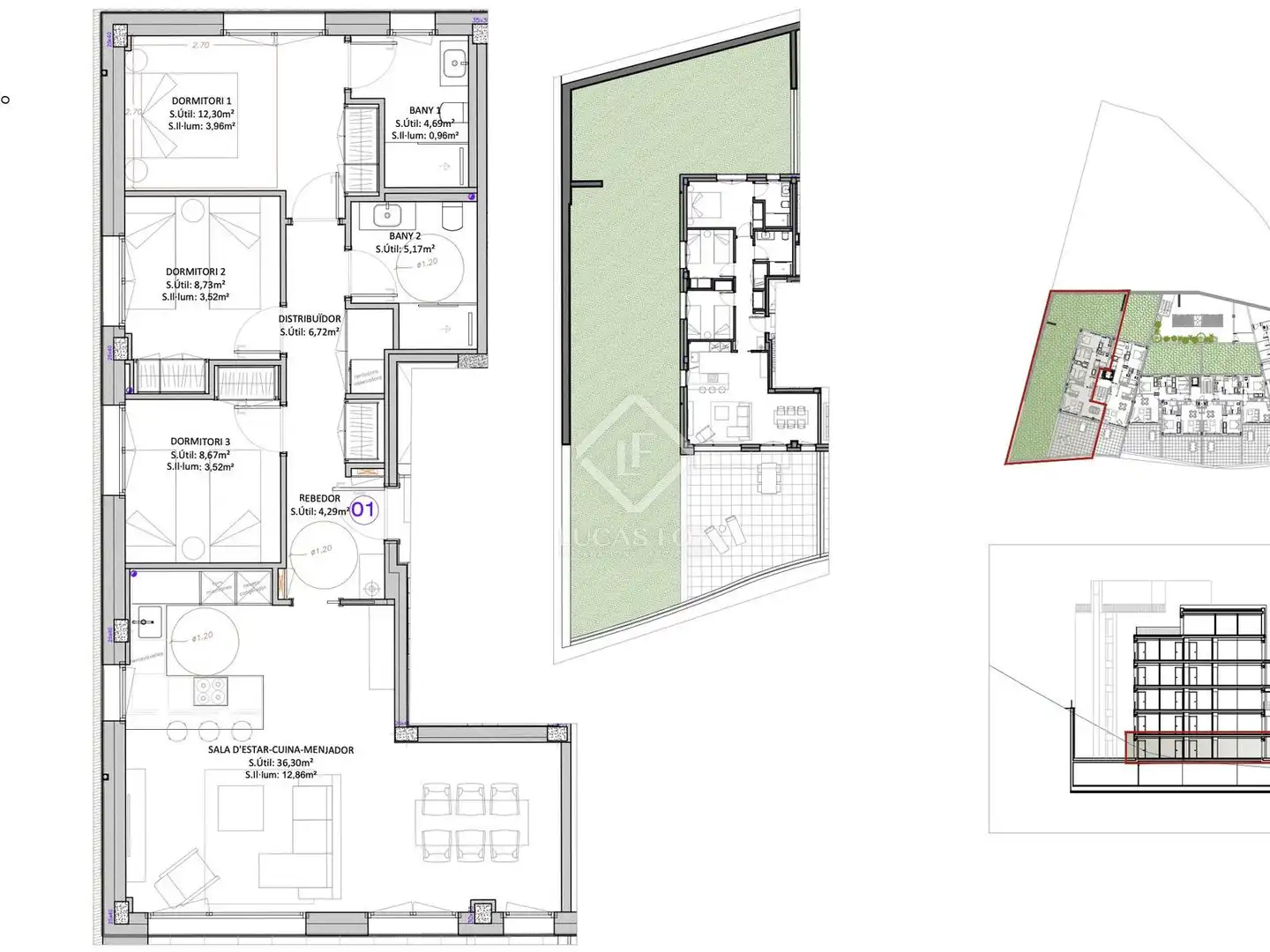 Wohnung zum Verkauf in L'Aldosa - Anyós