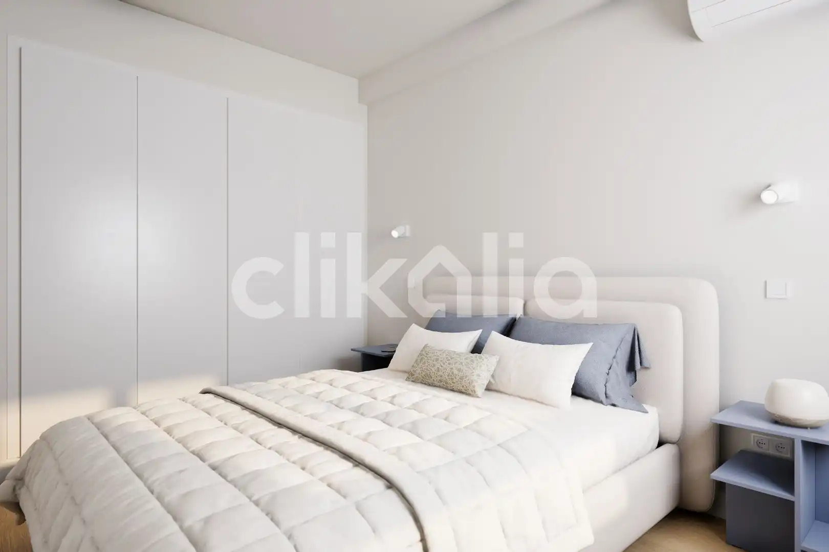 Bedroom of Flat for sale in Madrid  with Air Conditioner, Heating and Terrace