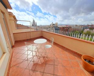 Terrace of Attic for sale in  Barcelona Capital  with Air Conditioner, Heating and Parquet flooring