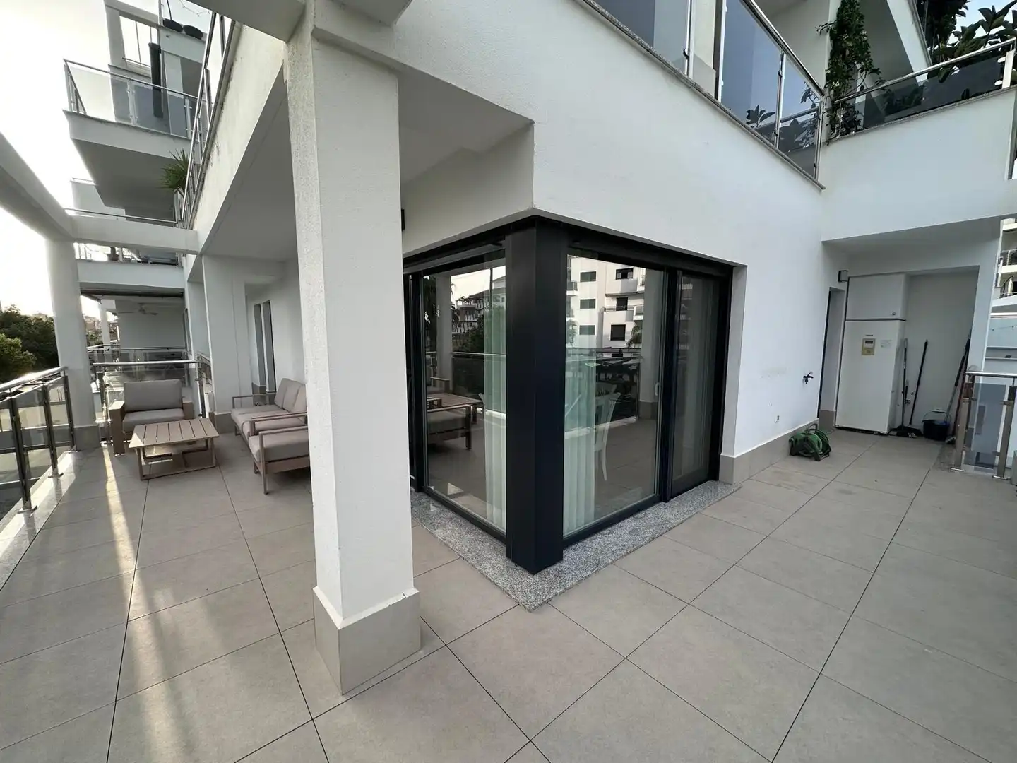 Terrace of Flat for rent in Motril  with Air Conditioner, Heating and Terrace
