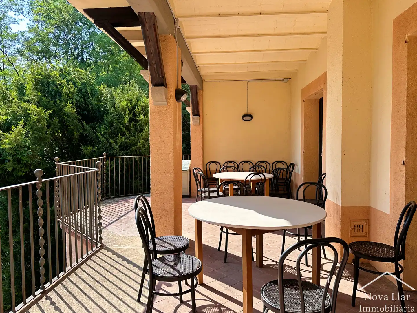 Terrassa de Casa o xalet en venda en Ripoll amb Calefacció, Jardí privat i Parquet
