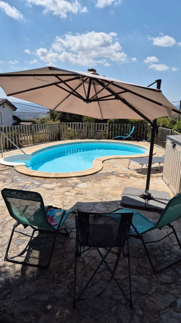 Swimming pool of House or chalet for sale in L'Esquirol  with Heating, Private garden and Parquet flooring